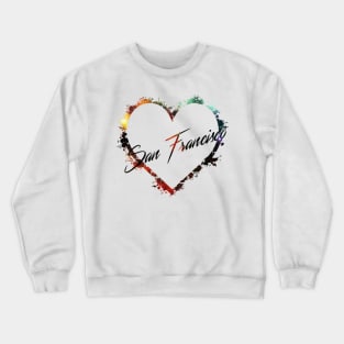 I Love San Francisco Crewneck Sweatshirt